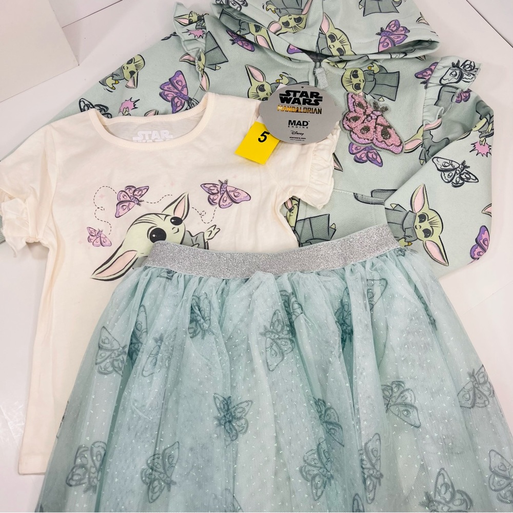 Disney Kids Star Wars 3 Piece with Tutu